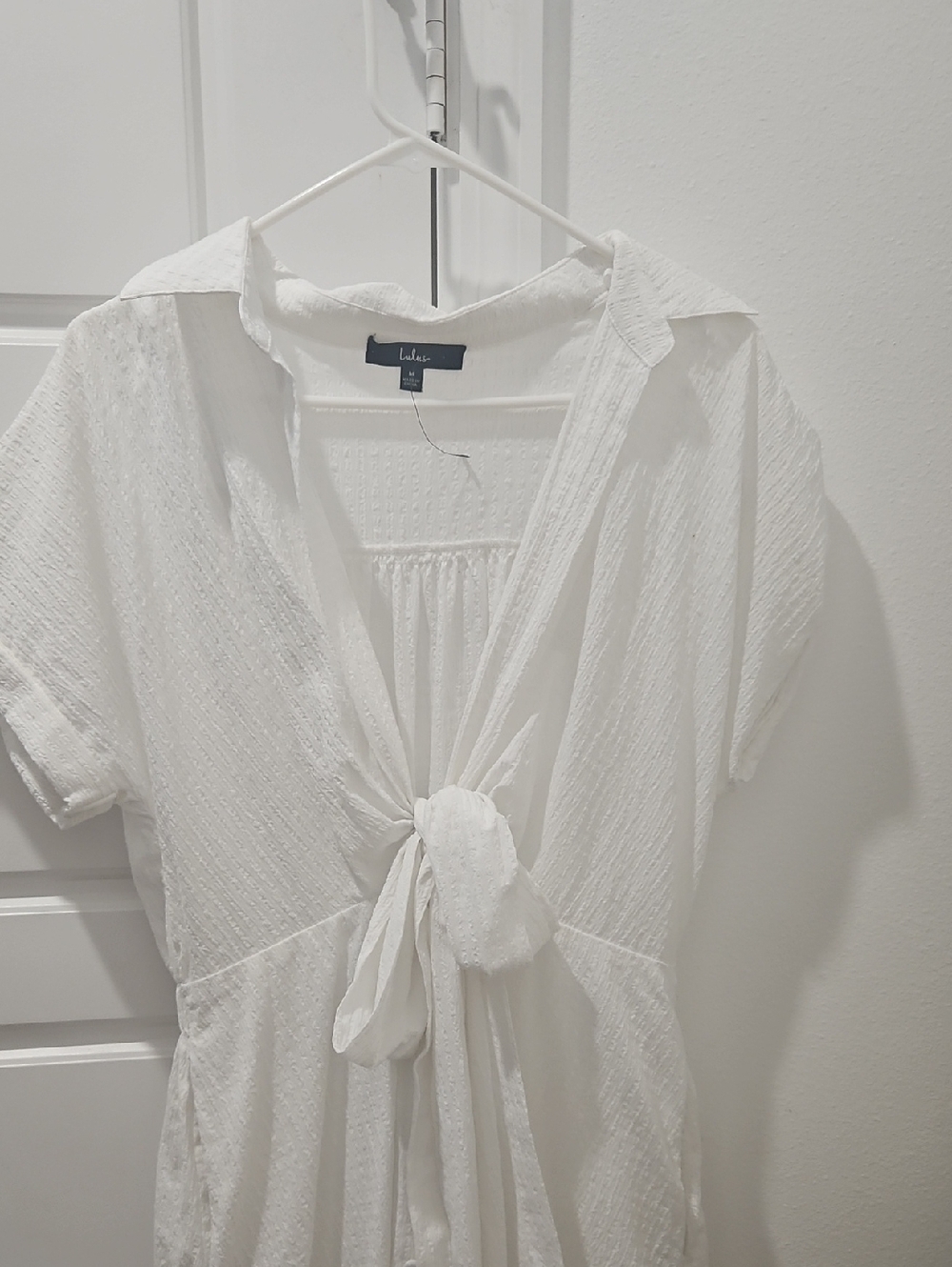 Lulu's Cream Textured Dress